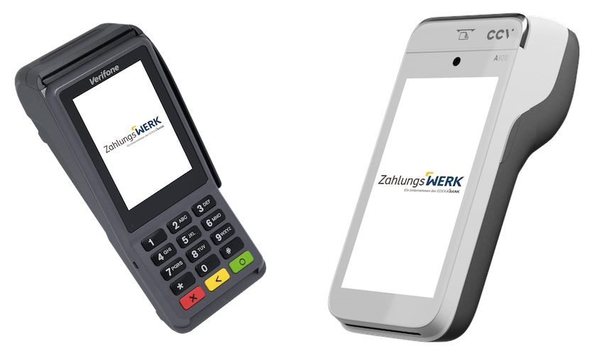 Verifone V400c und PAX A920 mit ZahlungsWERK-Oberfläche